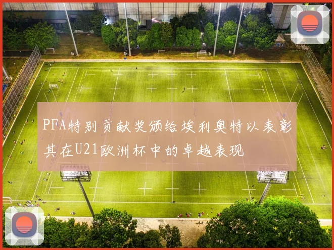 PFA特别贡献奖颁给埃利奥特以表彰其在U21欧洲杯中的卓越表现